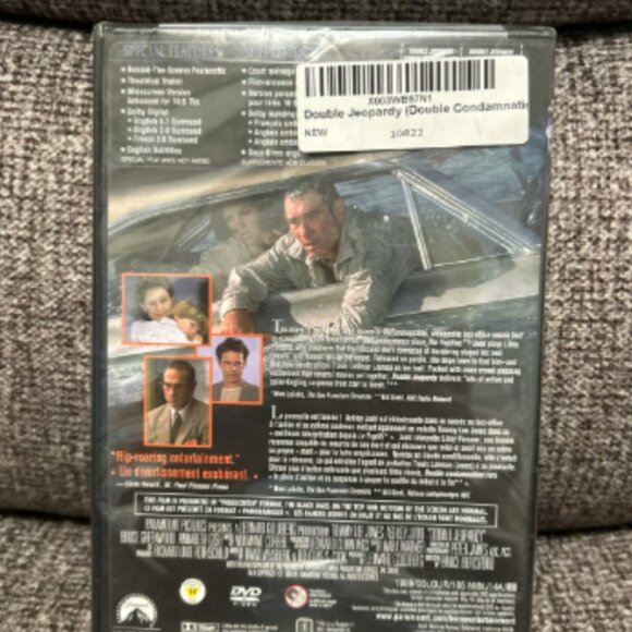 FACTORY SEALED Double Jeopardy DVD Tommy Lee Jones Ashley Judd - Picture 2 of 3